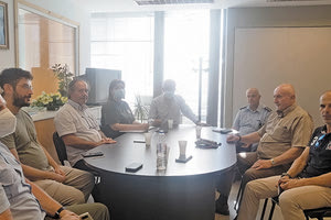 Σύσκεψη για τα προβλήματα της πόλης και της επιχειρηματικότητας από τον Εμπορικό Σύλλογο