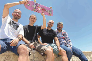 Οι κ.κ. Αλεφαντινός, Μαρκόπουλος, Βρέντζος και Αυγενάκης