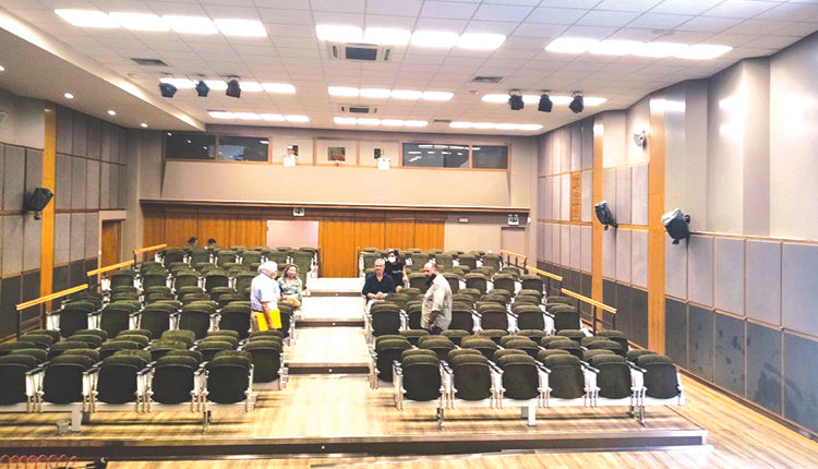 Η αίθουσα “Μ. Καρέλλης” αναμένεται να χρησιμοποιηθεί και για τις ανάγκες του Πρωτοδικείου