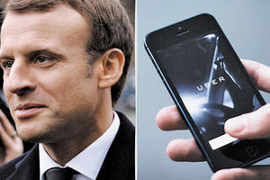 σκανδαλο uber με μακρον