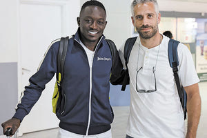 Ο τιμ μάνατζερ του ΟΦΗ Σάββας Τσαμπούρης υποδέχτηκε τον Ντιουσέ