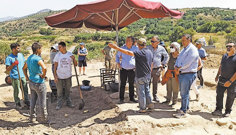 ΕΠΙΣΚΕΨΗ ΑΡΝΑΟΥΤΑΚΗ ΣΤΟΝ ΑΡΧΑΙΟΛΟΓΙΚΟ ΧΩΡΟ Η Περιφέρεια θα ενισχύσει τις ανασκαφές στη Λύττο