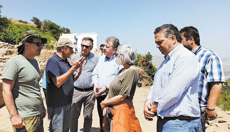 ΕΠΙΣΚΕΨΗ ΑΡΝΑΟΥΤΑΚΗ ΣΤΟΝ ΑΡΧΑΙΟΛΟΓΙΚΟ ΧΩΡΟ Η Περιφέρεια θα ενισχύσει  τις ανασκαφές στη Λύττο