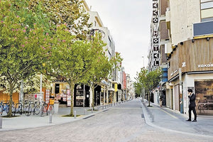 Στην τελική φάση ολοκλήρωσης η ανάπλαση του «σταυρού» στο κέντρο