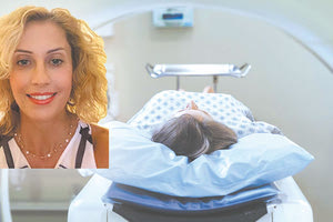 Η διευθύντρια του τμήματος Πυρηνικής Ιατρικής του ΠΑΓΝΗ καθηγήτρια κα Σοφία Κουκουράκη