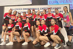 Η ομάδα της Αριάδνη που πήρε τη τρίτη θέση