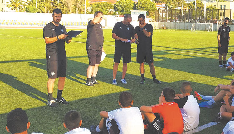 Απο τις προπονήσεις των αγωνιστικών τμημάτων της ΠΑΕ ΟΦΗ στο Ρέθυμνο