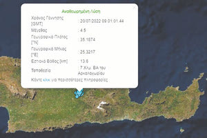 ΝΕΑ ΙΣΧΥΡΗ ΔΟΝΗΣΗ ΧΘΕΣ Αρκαλοχώρι: Εντείνεται η ανησυχία, καθησυχάζουν οι σεισμολόγοι