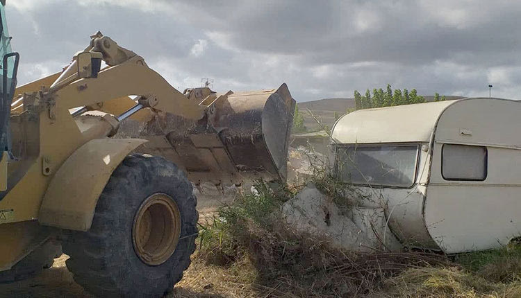 ΕΦΑΡΜΟΓΗ ΤΩΝ ΠΡΩΤΟΚΟΛΛΩΝ ΣΤΟΝ ΚΑΡΤΕΡΟ Οι μπουλντόζες δεν αφήνουν περιθώρια στους καταπατητές