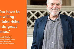 Ο BARRY BARISH ΘΑ ΑΝΑΦΕΡΘΕΙ ΣΤΑ ΒΑΡΥΤΙΚΑ ΚΥΜΑΤΑ ΣΤΙΣ ΔΙΑΛΕΞΕΙΣ ΩΝΑΣΗ Ο νομπελίστας που άνοιξε νέο παράθυρο στο σύμπαν μιλά στο ΙΤΕ