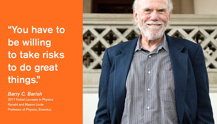 Ο BARRY BARISH ΘΑ ΑΝΑΦΕΡΘΕΙ ΣΤΑ ΒΑΡΥΤΙΚΑ ΚΥΜΑΤΑ ΣΤΙΣ ΔΙΑΛΕΞΕΙΣ ΩΝΑΣΗ Ο νομπελίστας που άνοιξε νέο παράθυρο στο σύμπαν μιλά στο ΙΤΕ