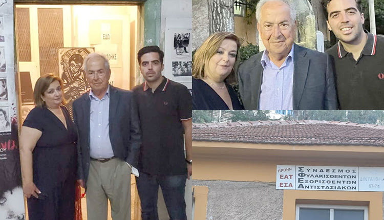 Ο Δημήτρης Αποστολάκης βρέθηκε στο ΕΑΤ-ΕΣΑ τον περασμένο Μάιο με την κόρη του και τον εγγονό του 