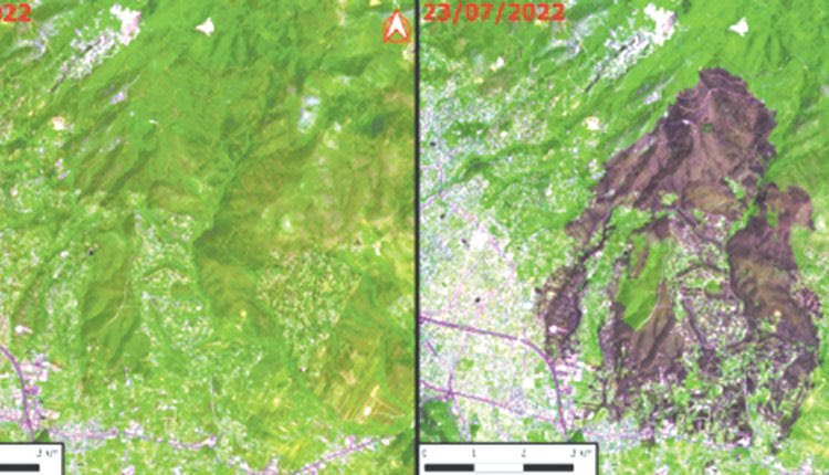 Οι χάρτες του ΙΤΕ δείχνουν το μέγεθος της καταστροφής 