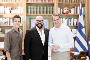 Συνάντηση του Μητσοτάκη με Desmond Child και Φοίβο