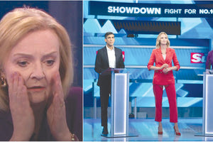 Aναστάτωση επικράτησε στο debate ανάμεσα στην Λιζ Τρας και τον Ρίσι Σούνακ, καθώς την ώρα που διασταύρωναν τα ξίφη τους, η παρουσιάστρια λιποθύμησε σε ζωντανή μετάδοση