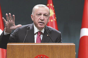 O Τούρκος πρόεδρος Ερντογάν