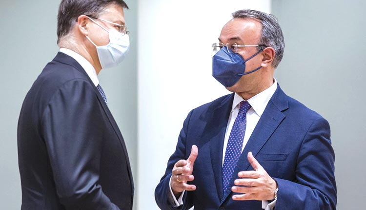 Ο Έλληνας υπουργός Οικονομικών Χρήστος Σταϊκούρας στο Eurogroup