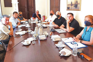 Η συνεδρίασή Επιτροπής Εφαρμογής και Παρακολούθησης του σχεδίου δράσης για τη νήσο Χρυσή