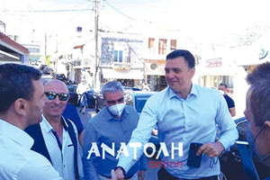 ο υπουργός Τουρισμού Βασίλης Κικίλιας, επισκέφθηκε την περιφερειακή ενότητα Λασιθίου.