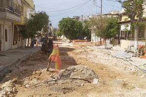 το έργο της ανάπλασης της οδού Κομνηνών