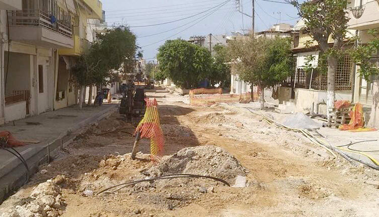το έργο της ανάπλασης της οδού Κομνηνών