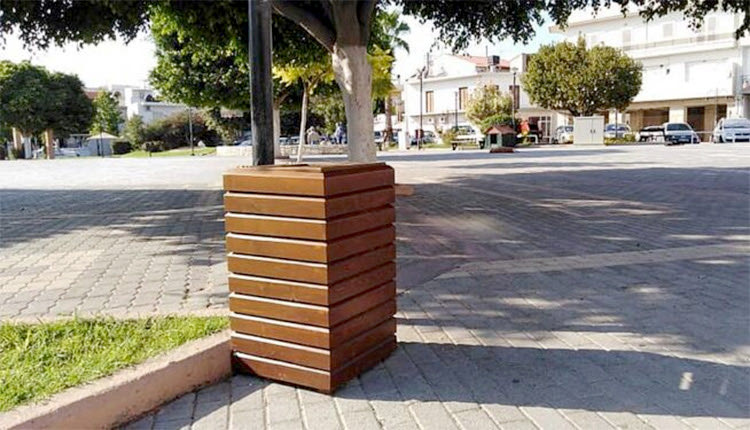 Κεντρική πλατεία  στο Τσαλικάκι Γαζίου
