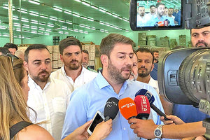 ο πρόεδρος του ΠΑΣΟΚ-ΚΙΝΑΛ, Νίκος Ανδρουλάκης