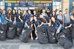 Έφτασε στο Ηράκλειο η αποστολή της Εθνικής Νεανίδων