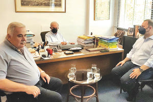 Από τη συνάντηση στο γραφείο του δημάρχου