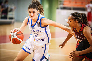 Η Κελεμένη σε φάση από το χθεσινό ματς της Εθνικής κόντρα στο Βέλγιο