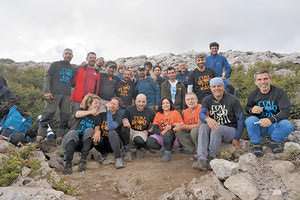 Τα μέλη της αποστολής