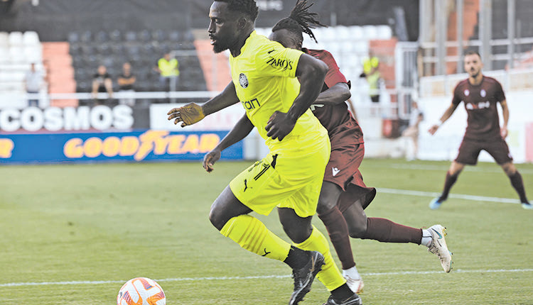 Ο Ντίκο σε μία προσπάθειά του από. το ματς του Σαββάτου