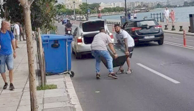 Οι Ρομά επί το έργον...