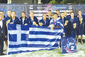 Η Εθνική παίδων στο πόλο