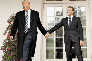 μακρον τραμπ