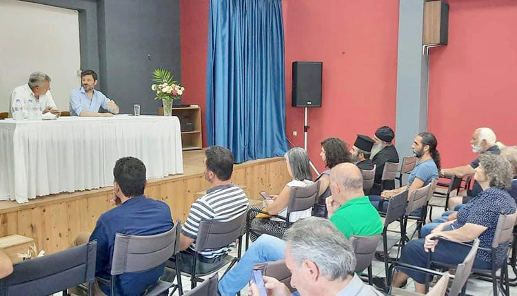 από τα Ανώγεια ο υφυπουργός Πολιτισμού Νικόλας Γιατρομανωλάκη