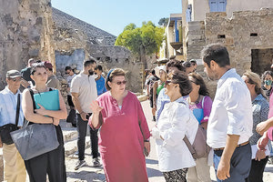 Η κ. Μενδώνη βρέθηκε στο Λασίθι την προηγούμενη βδομάδα