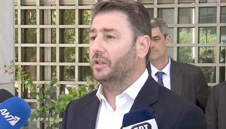Ο πρόεδρος του ΠΑΣΟΚ – ΚΙΝΑΛ Νίκος Ανδρουλάκης