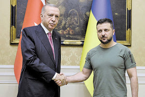 Ταγίπ Ερντογάν - Βολοντίμιρ Ζελένσκι, στην Ουκρανία