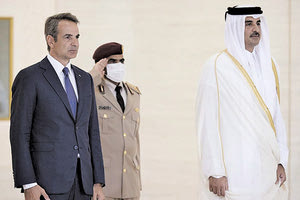 Την πρώτη επίσημη επίσκεψή του στο Κατάρ, πραγματοποίησε ο πρωθυπουργός Κυριάκος Μητσοτάκης.