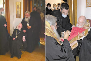 Θεία Λειτουργία για την εορτή του Αγίου Ειρηναίου Επισκόπου Λουγδούνου για τον Σεβασμιώτατο πρώην Αρχιεπίσκοπο Κρήτης κ. Ειρηναίο