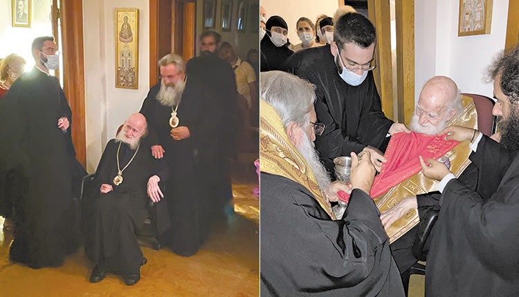 Θεία Λειτουργία για την εορτή του Αγίου Ειρηναίου Επισκόπου Λουγδούνου για τον Σεβασμιώτατο πρώην Αρχιεπίσκοπο Κρήτης κ. Ειρηναίο