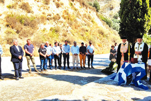 Οι Καλεσσανοί νεκροί από τα γερμανικά στρατεύματα κατοχής τιμήθηκαν σε μία σεμνή τελετή
