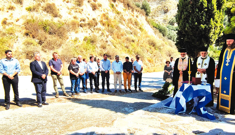 Οι Καλεσσανοί νεκροί από τα γερμανικά στρατεύματα κατοχής τιμήθηκαν σε μία σεμνή τελετή