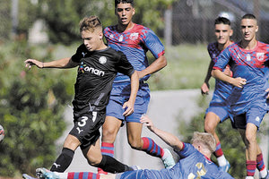 Φάση από τον αγώνα της Κ-19 του ΟΦΗ στο Βόλο