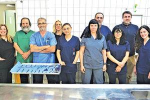 Τα στελέχη της Μονάδας Ιατροδικαστικής του Πανεπιστημίου Κρήτης