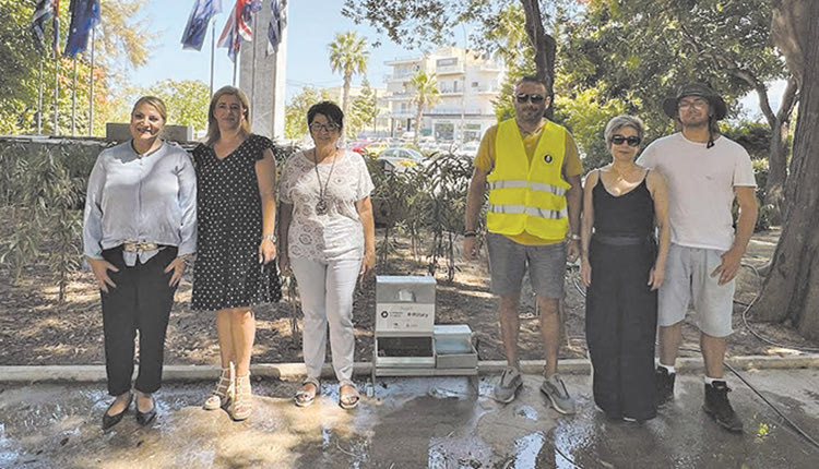 Ταΐστρες και ποτίστρες για τ’ αδέσποτα από τον Ροταριανό Όμιλο El Greco