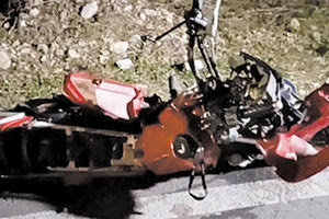 Ο Κύπριος εμβόλισε τη μηχανή του 34χρονου Ρεθυμνιώτη, κοντά στο Πέραμα