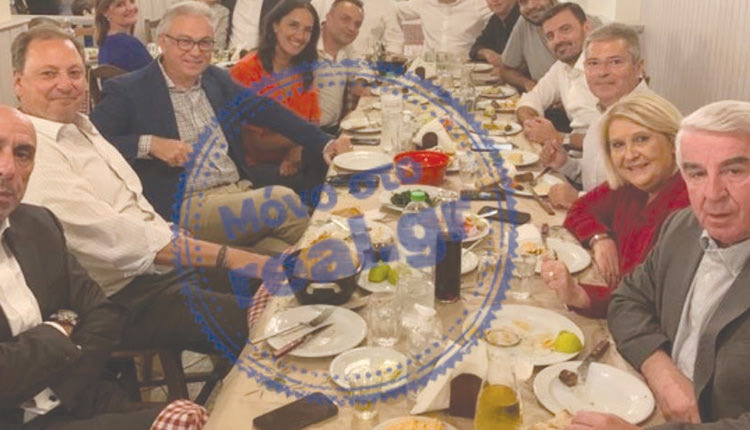 Άρχισαν το πολιτικό μασάζ στη ΝΔ και ο Μπρατάκος βλέπει βουλευτές όπως έγινε προχθές το βράδυ. Στην παρέα ήταν ο υπουργός Προστασίας του Πολίτη Τάκης Θεοδωρικάκος, η Σοφία Βούλτεψη, ο Θοδωρής Ρουσόπουλος, ο Χρήστος Κέλλας, ο Γιώργος Στύλιος.