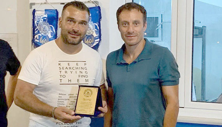 Τίμησε τον Βασιλάκη ο Ποσειδώνας